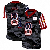 Nike New York Giants 8 Jones 2020 USA Camo Salute to Service Limited Jersey zhua,baseball caps,new era cap wholesale,wholesale hats